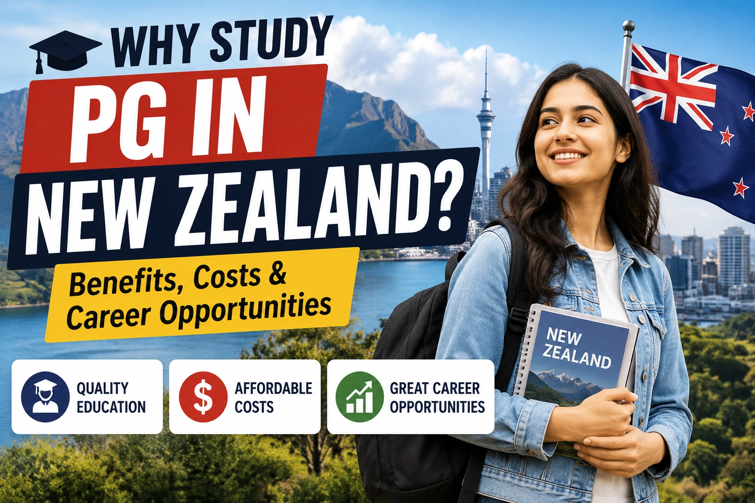 Why Study PG in New Zealand? Benefits, Costs & Career Opportunities
